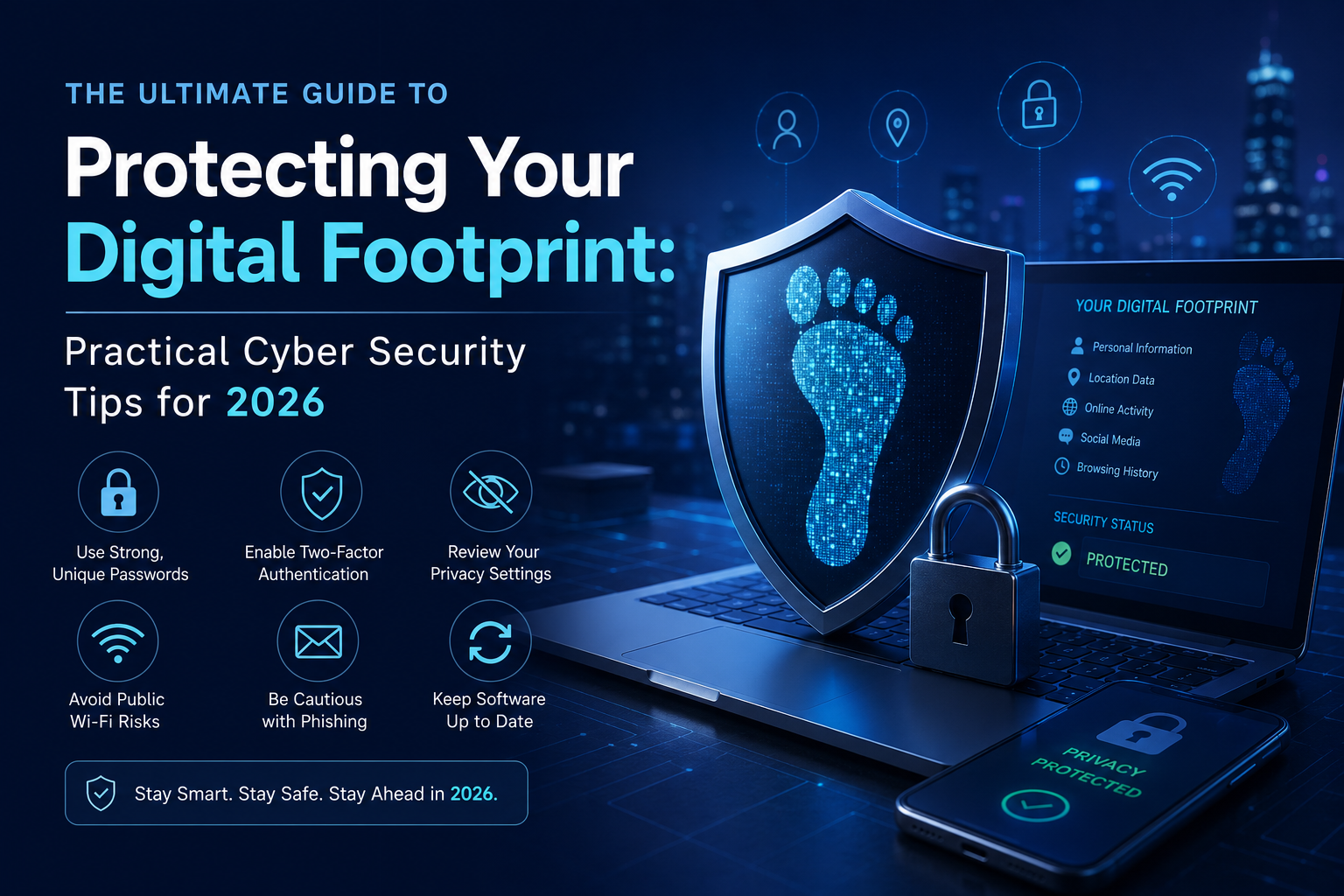 The Ultimate Guide to Protecting Your Digital Footprint: Practical Cyber Security Tips for 2026